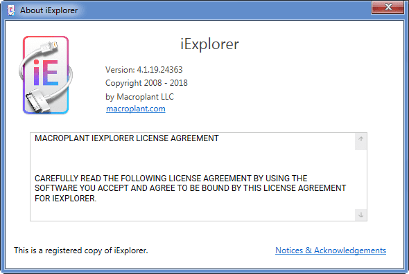 iexplorer 4 registration key code