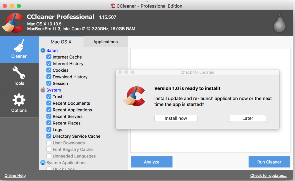 key ccleaner professional edition