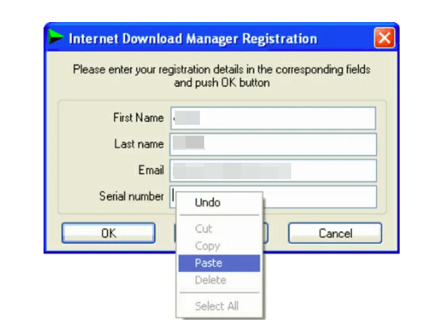 idm register fake id