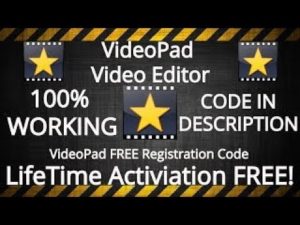 videopad video editor free serial number