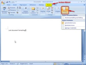 how to unlock a document in word