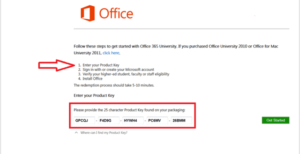 office 365 product key activation