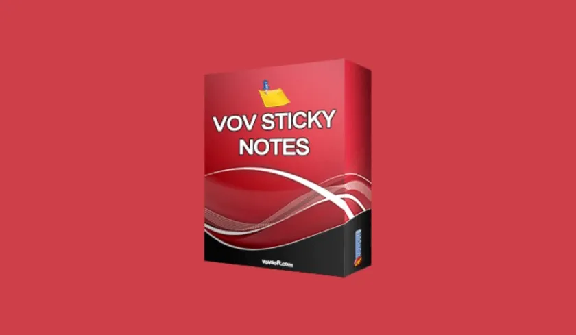 Vov Sticky Notes Free License Key