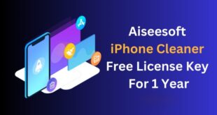Aiseesoft iPhone Cleaner Free License Key
