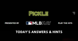 Today’s MLB Pickle Answer