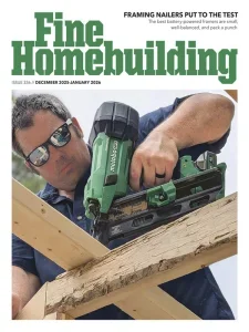 Fine Homebuilding Magazine – December 2025 / January 2026 | Download Magazine PDF