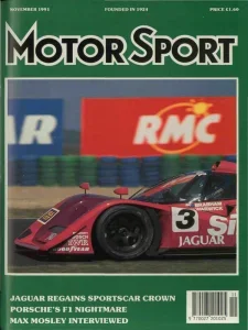 Motor Sport Retros β November 1991 β¬οΈ Download Magazine PDF π