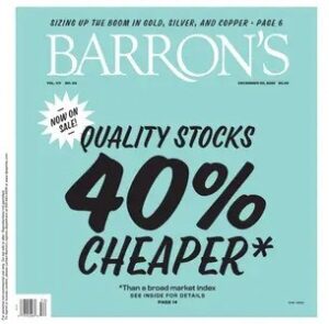 Barron’s Magazine – December 29, 2025