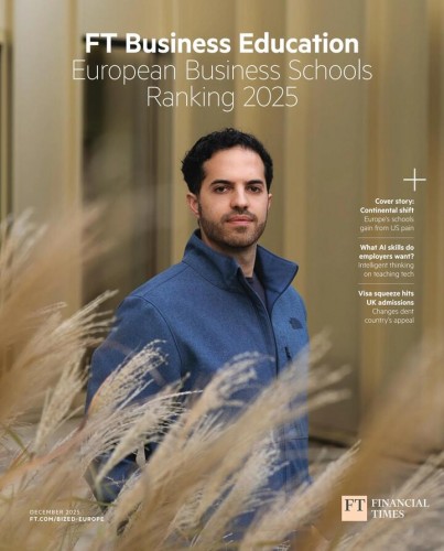 FT Business Education – European Business Schools Ranking, December 2025