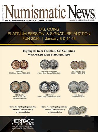 Numismatic News – Vol. 74 No. 32 December 30, 2025