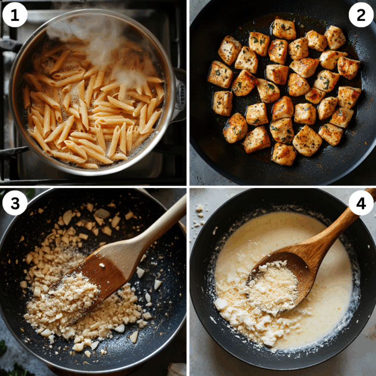 Creamy Garlic Parmesan Chicken Pasta