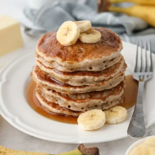 Banana Pancakes Recipe (4 Ingredients) Easy, Fluffy, No Eggs