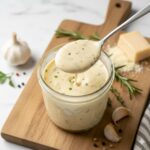5 Minute Garlic Parmesan Sauce