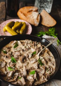 Traditional Beef Stroganoff