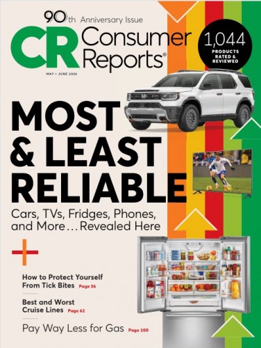 Consumer Reports – 90th Anniversary Issue, May/June 2026