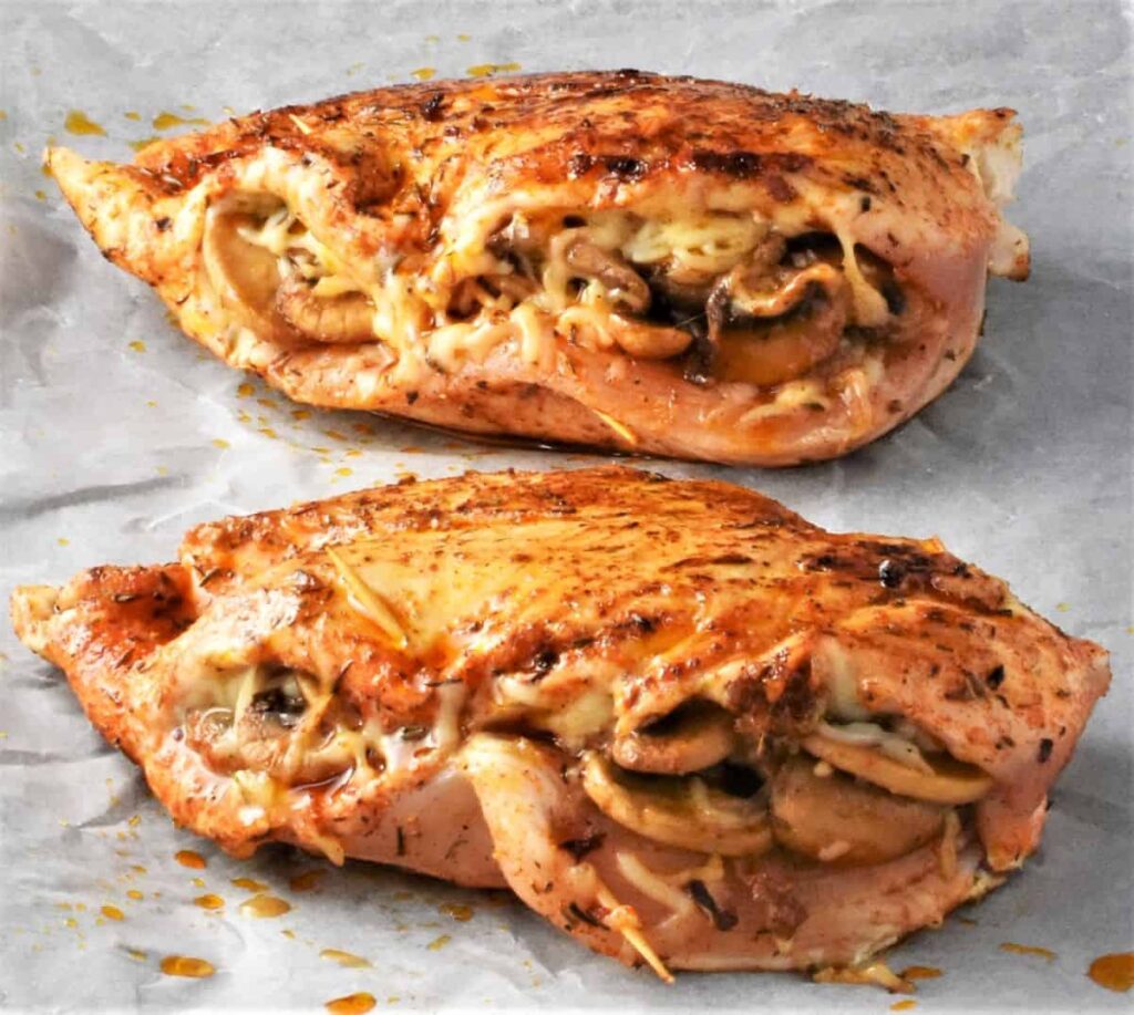 Mushroom Stuffed Chicken Breast Recipe