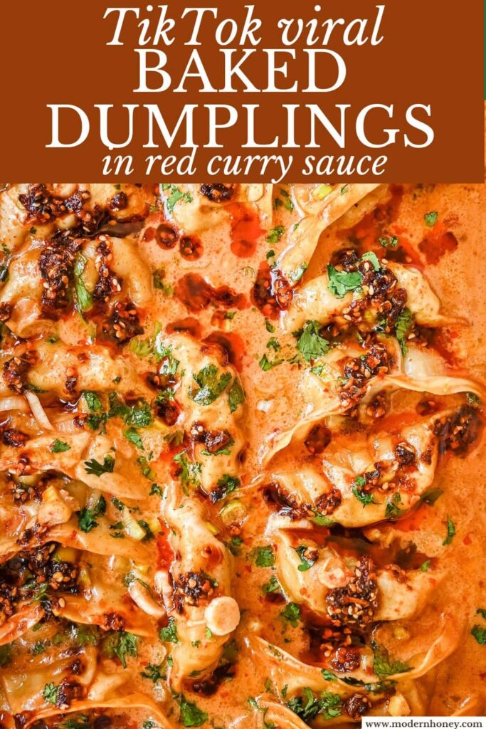 Viral Tiktok Baked Dumplings Recipe