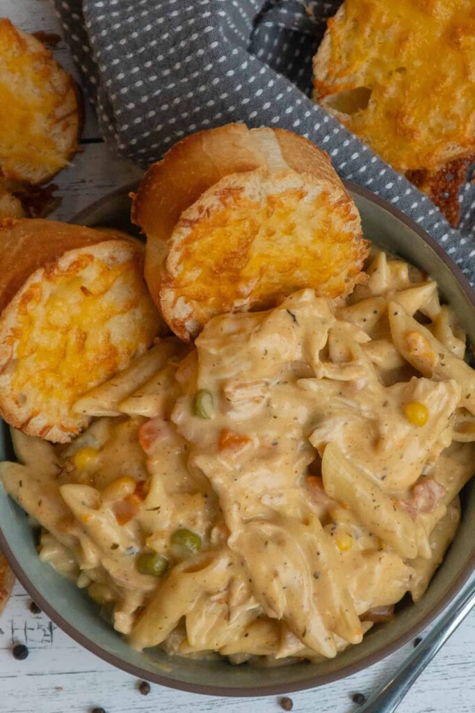 Crock Pot Chicken Pot Pie Pasta Recipe